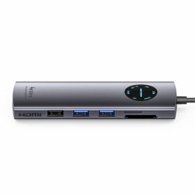   Bention USB-C -> DP/HDMI/USB 3.0*2/USB 2.0/RJ45/SD/TF/PD MST, dokkoló