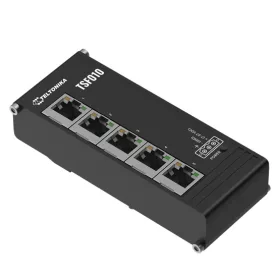   Teltonika 5 portos nem menedzselhető Ethernet switch, DIN sín