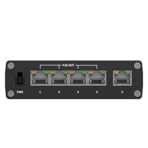 Teltonika 5 portos nem menedzselhető Gigabit PoE switch, 120W