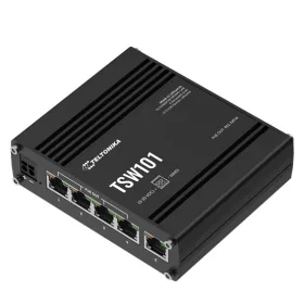   Teltonika 5 portos Gigabit PoE switch, 4 PoE port, 60W, 12/24V
