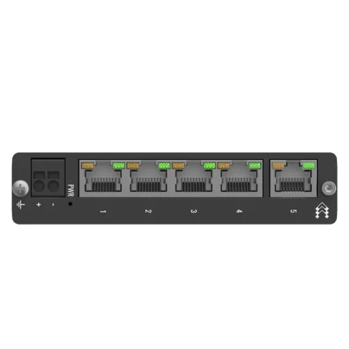 Teltonika 5 portos, kompakt Gigabit switch, DIN sínre szerelhető
