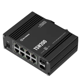 Teltonika 10 portos Ipari gigabit switch, PoE támogatás