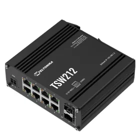 Teltonika 10 portos switch, ipari alkalmazásokhoz