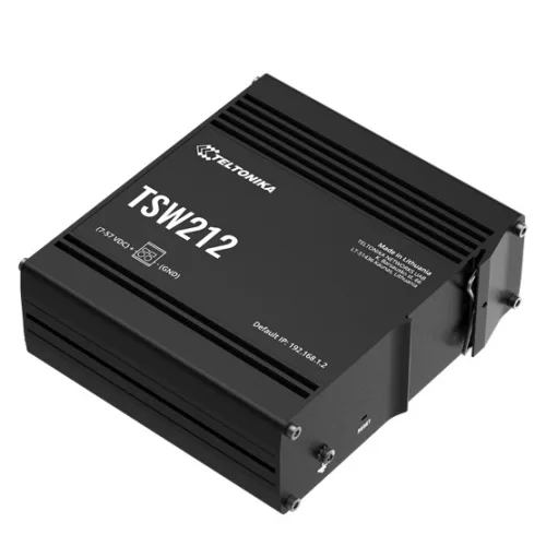 Teltonika 10 portos switch, ipari alkalmazásokhoz