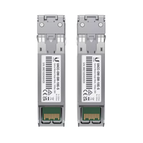 Ubiquiti UFiber Single-Mode SFP+ modul, 10G, BiDi (pár)