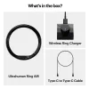 Ultrahuman Ring Air - Smart Ring, Charger, USB Cable / Size-12- Aster_Air_Black