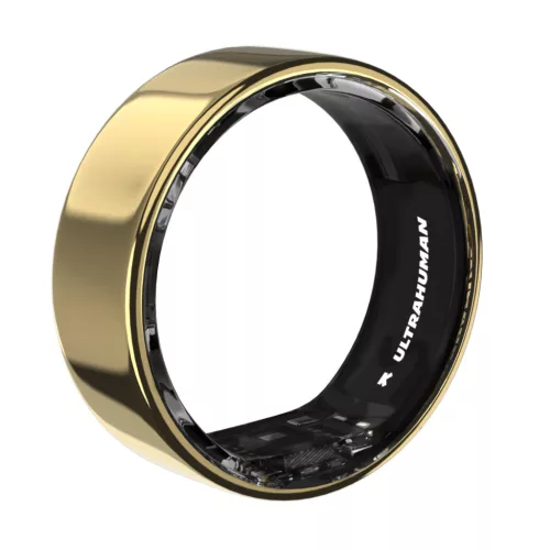 Ultrahuman Ring Air - Smart Ring, Charger, USB Cable / Size-11- Air_Gold