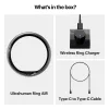 Ultrahuman Ring Air - Smart Ring, Charger, USB Cable / Size-09- Air_Silver