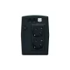 Conceptronic Szünetmentes  650VA - ZEUS01ES (2x Schuko, line-interaktív, 2x RJ45 vonalvédelem, HID USB, fekete)