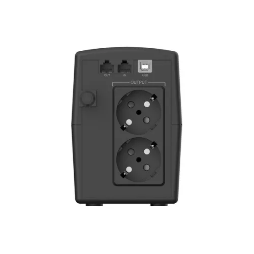 Conceptronic Szünetmentes 1000VA ZEUS07ES 2x Schuko, Line-interaktív, RJ45 Vonalvédelem, HID USB, Fekete