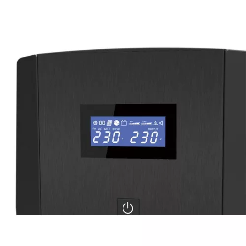 Conceptronic Szünetmentes  1500VA - ZEUS08E (6x IEC C13, line-interaktív, RJ45 vonalvédelem, HID USB, fekete)