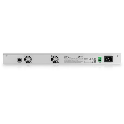 Ubiquiti UniFi Fiber Switch, 12xSFP+ port, 4x10GbE RJ45 port, redundáns táp