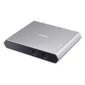   ATEN Switch 2-Port USB-C Dock Switch with Power Pass-through - US3310-AT