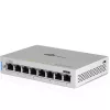 Ubiquiti UniFi Switch, 8-portos, 1xPoE passtrough