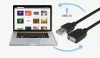 Vention USB-A 2.0/M -> USB-A 2.0/F (hosszabbító,PVC,fekete), 2m, kábel