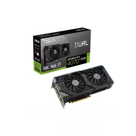   Asus Videokártya - nVidia DUAL-RTX4070TIS-O16G (16384MB, GDDR6X, 2655/21000 Mhz, 256bit, 1xHDMI, 3xDP)