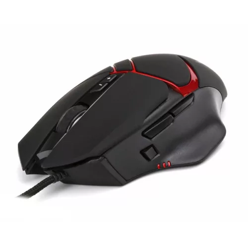 VARR Gaming Egér, vezetékes, 3200 DPI, 8 gombos, gamer, fekete