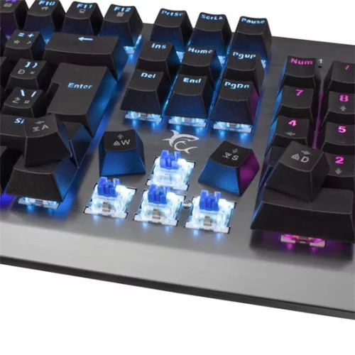 White Shark GK-1926US LEGIONNAIRE Mechanikus fém (Blue switch) Gamer billentyűzet - US