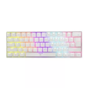   White Shark GK-2022W/R-HU SHINOBI fehér mechanikus (red switch) gamer billentyűzet - HU layout
