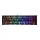 White Shark GK-001114B GLADIUS vezetékes membrán gamer billentyűzet - fekete - US