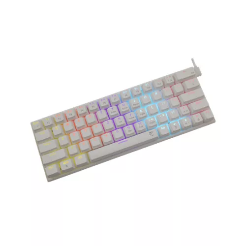 White Shark GK-002122-W/BL-US WAKIZASHI vezetékes mechanikus gamer billentyűzet - fehér - US