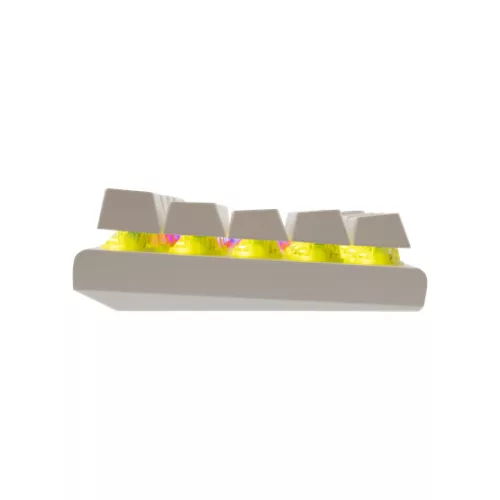 White Shark GK-002122-W/BL-US WAKIZASHI vezetékes mechanikus gamer billentyűzet - fehér - US