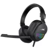 Baracuda BGH-011 PEARL gamer fejhallgató mikrofonnal - RGB - fekete