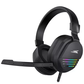   Baracuda BGH-011 PEARL gamer fejhallgató mikrofonnal - RGB - fekete