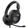 Baracuda BGH-011 PEARL gamer fejhallgató mikrofonnal - RGB - fekete