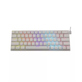   White Shark GK-002212-W/R-US WAKIZASHI vezetékes mechanikus gamer billentyűzet - fehér - US
