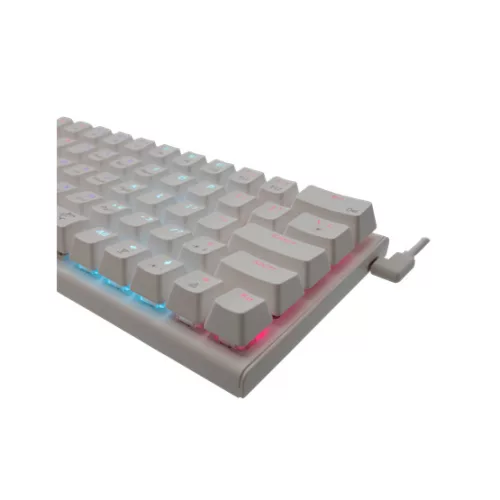 White Shark GK-002212-W/R-US WAKIZASHI vezetékes mechanikus gamer billentyűzet - fehér - US