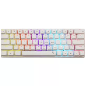   White Shark GK-002211-W/R-US WAKIZASHI-W vezetékes mechanikus gamer billentyűzet - fehér - US