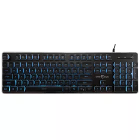   WS GK-003141B-US TACHI-B/US gamer billentyűzet, 104 gomb fekete (angol)