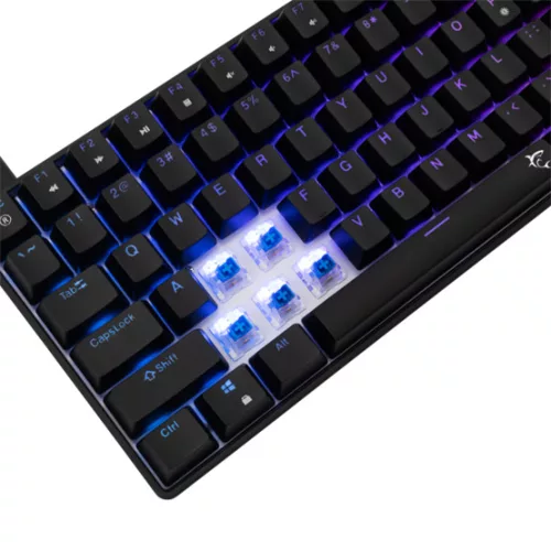 White Shark GK-005121-B/BL-US HAMACHI vezetékes mechanikus (Blue switch) gamer billentyűzet - fekete - US