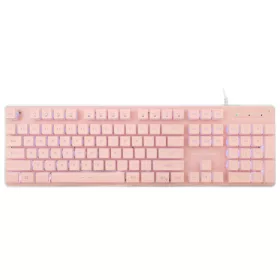   White Shark GK-003441P-US TACHI vezetékes membrán gamer billentyűzet - rózsaszín - US