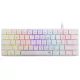 White Shark GK-006211-W/R-US NAGAMAKI vezetékes mechanikus (Red switch) gamer billentyűzet - fehér - US