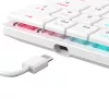 White Shark GK-006211-W/R-US NAGAMAKI vezetékes mechanikus (Red switch) gamer billentyűzet - fehér - US