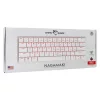 White Shark GK-006211-W/R-US NAGAMAKI vezetékes mechanikus (Red switch) gamer billentyűzet - fehér - US