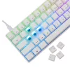 White Shark GK-004221W/BL-US SHINOBI-2 vezetékes mechanikus gamer billentyűzet - fehér - US