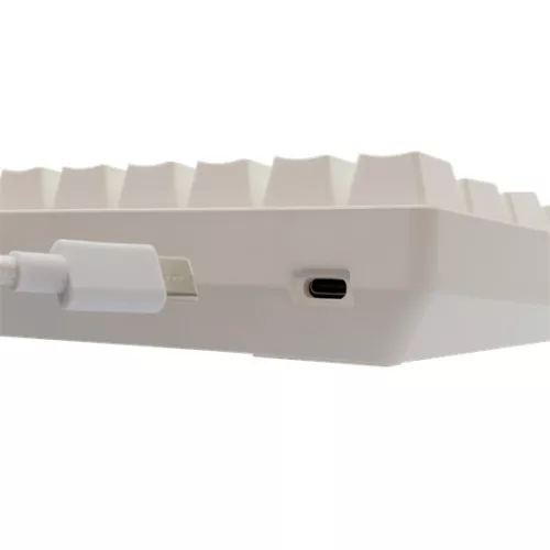 White Shark GK-004221W/BL-US SHINOBI-2 vezetékes mechanikus gamer billentyűzet - fehér - US