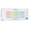 White Shark GK-004221W/BL-US SHINOBI-2 vezetékes mechanikus gamer billentyűzet - fehér - US