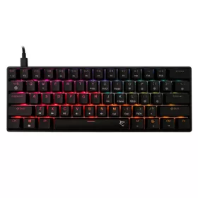   White Shark Shinobi-2 Mechanikus Red Switch Vezetékes Gamer Billentyűzet ENG Fekete