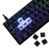 White Shark GK-004121B/BL-US SHINOBI-2 vezetékes mechanikus gamer billentyűzet - fekete - US