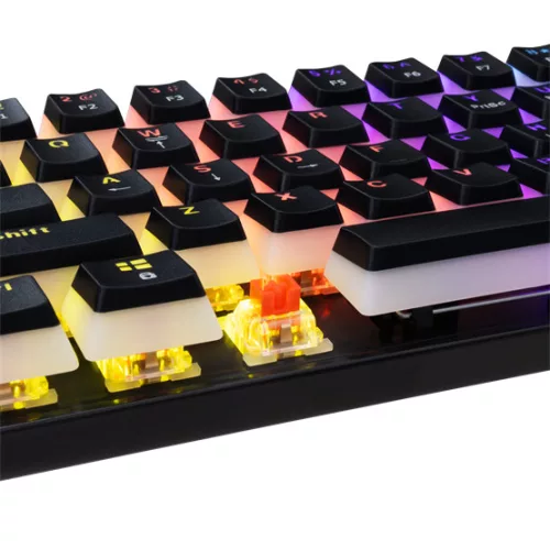 White Shark GK-2202-2B/R-US ASHIKO-2 vezetékes mechanikus gamer billentyűzet - fekete - US