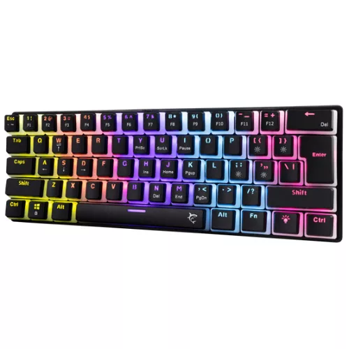 White Shark GK-2202-2B/R-US ASHIKO-2 vezetékes mechanikus gamer billentyűzet - fekete - US