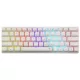 White Shark GK-002211V2-W/R-US WAKIZASHI-2 vezetékes mechanikus gamer billentyűzet - fehér - US