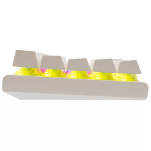 White Shark GK-002211V2-W/R-US WAKIZASHI-2 vezetékes mechanikus gamer billentyűzet - fehér - US