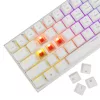 White Shark GK-002211V2-W/R-US WAKIZASHI-2 vezetékes mechanikus gamer billentyűzet - fehér - US