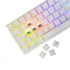 White Shark GK-002223V2-W/BL-HU WAKIZASHI-2 vezetékes mechanikus gamer billentyűzet - fehér - HU