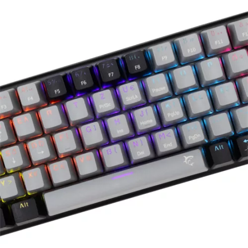 White Shark GK-002723V2-G-B/BL-HU WAKIZASHI-2 vezetékes mechanikus gamer billentyűzet - szürke/fekete - HU /kék/